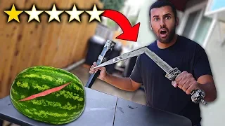 I Bought The WORST Rated WEAPONS On Amazon!!! (1 STAR)