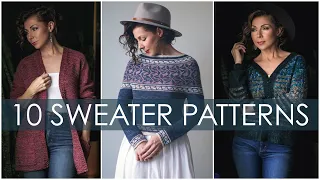 10 Easy Sweater Patterns to Crochet this Fall (Plus a New Design and a Sweet Deal on Patterns!)