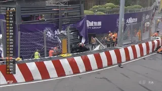 FIA Formula 3 World Cup 2018. Main Race Macau Grand Prix. Restart | Sophia Flörsch Horror Crash