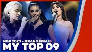 🇳🇴 Melodi Grand Prix 2023 - GRAND FINAL: My Top 9 (Norway Eurovision 2023)