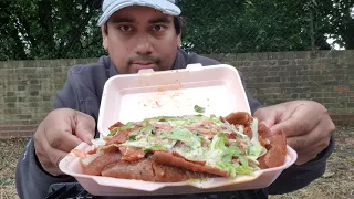 Asian style spicy lamb doner kebab - uk mukbang