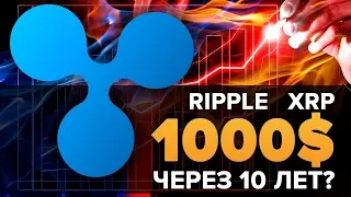 Может ли Ripple (xrp) стоить 1000$ спустя 10 лет? + шикарные новости!