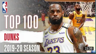 NBA Top 100 Dunks 2019-2020