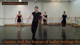 Andrey Klemm video ballet class promo for World Ballet Class a ballet educational  video platform