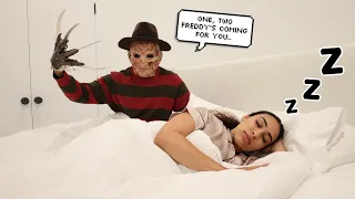 "FREDDY KRUEGER" SCARE ON FIANCE!