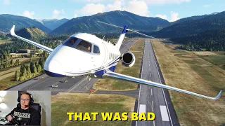 Severe TURBULENCE in Microsoft Flight Simulator! (with ATC) C700 Aspen to Denver