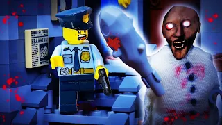 OMG! Granny is Spying On Police! LEGO Horror Stop Motion Animation