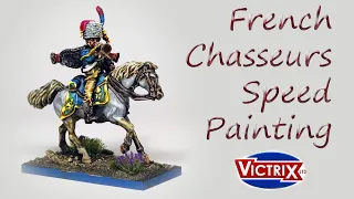 French chasseurs speedpainting. Victrix 28mm