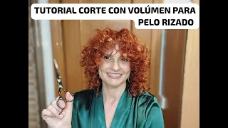 TUTORIAL DE CORTE DE PELO RIZADO CON VOLÚMEN