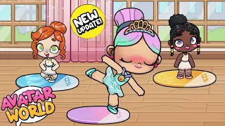 VIREI UMA BAILARINA em AVATAR WORLD - NOVA ESCOLA DE BALLET em AVATAR WORLD HISTORIAS