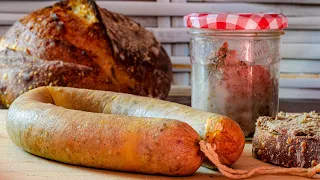 Easy Homemade German Liverwurst - You can store the liver sauage in a glas or smoke it