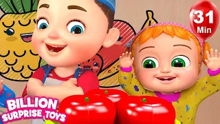 Fruit Toys Song - BillionSurpriseToys Nursery Rhymes, Kids Songs