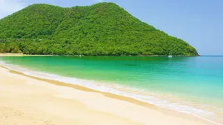 4K Mental Vacation: 6 Hours of Beautiful Beach Scenery From Tropical St. Lucia