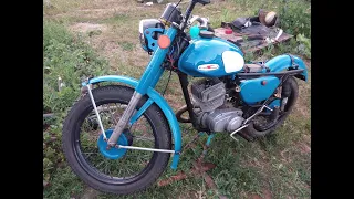 Восстановление Минска часть 1 restoring an old motorcycle