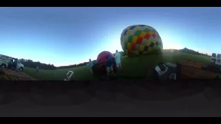 360º Hot Air Balloon Ride - Inflating the Balloon