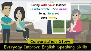 Everyday Improve English Speaking Skills ( Family Life Story )  English Conversation Story