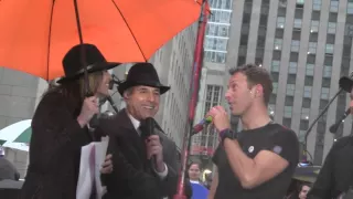 COLDPLAY Interview Chris Martin + Jonny Buckland - New York, TODAY Show - March 14, 2016 [HD][HQ]