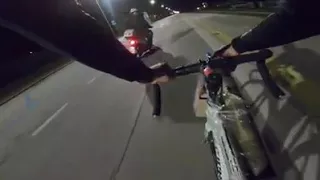 Cyclist vs Biker - Road Rage Next Level