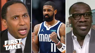 FIRST TAKE | "This season changed Kyrie's career" - Stephen A. tells Shannon after Mavs go up 3-0