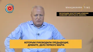 Мнацаканян/Time: Желающим Конституция Армении позволяет вернуться в «болото»