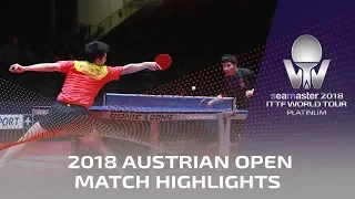 Fan Zhendong vs Liang Jingkun I 2018 ITTF Austrian Open Highlights (1/2)