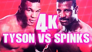 Mike Tyson vs Michael Spinks (Highlights) 4K