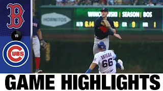 Red Sox vs. Cubs Game Highlights (7/2/22) | MLB Highlights