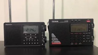 PANDA 6218 VS TECSUN PL-330 on shortwave