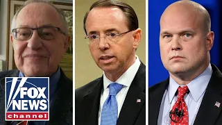 Dershowitz: Rosenstein more subject to recusal than Whitaker