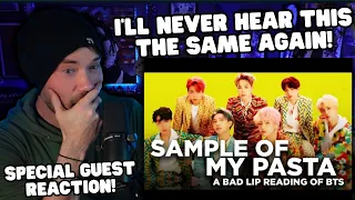 Metal Vocalist First Time Reaction - "SAMPLE OF MY PASTA" — A Bad Lip Reading of BTS ( WITH GUEST! )
