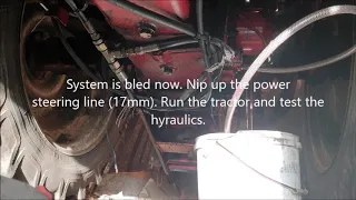 IH 585 | Hydraulic Issues | Filter Change & Bleed | MCV | PRV | Flow Divider