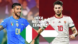 ITALY vs Hungary 2-1  | Highlights & All Goals - UEFA NATION LEAGUE 2022 |