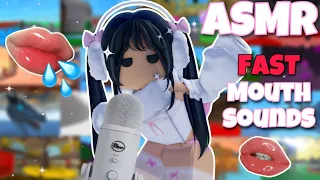 Roblox ASMR ~ epic minigames FAST mouth sounds + finger fluttering 👄💤 (SO TINGLY)