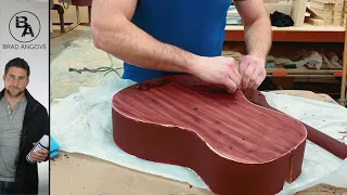 How to Grain Fill an Acoustic Guitar (Beautiful Tinted Filler)