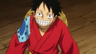 Luffy steals a sword