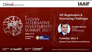 IAIS21- AIF Registration & Structuring Challenges #investment #aiwmi #finance #education