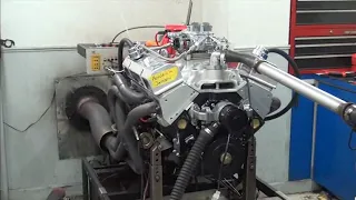SBC 540HP 383 STROKER ENGINE DYNO RUN FOR KENDRICK JACKSON BY WHITE PERFORMANCE AND MACHINE