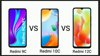 Redmi 9C vs Redmi 10C vs Redmi 12C. Which is the best?