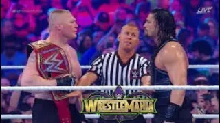 Roman Reigns vs Brock Lesnar full match WrestleMania 33