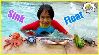 Sink or Float with 1 hr Easy Science Experiments for Kids | Ryan's World
