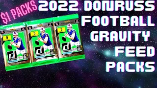 2022 Panini Donruss Football Gravity Feed Packs Opening and Review