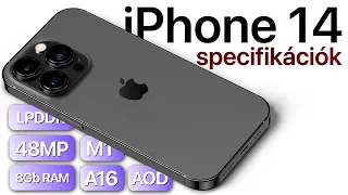 iPhone 14 és 14 Pro részletes specifikációk!!!