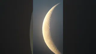 Observing the Moon with BRESSER Skylux 70/700 Refraktor Teleskop