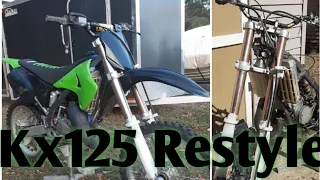 2003 KX125 Restyle, pt:1 teardown