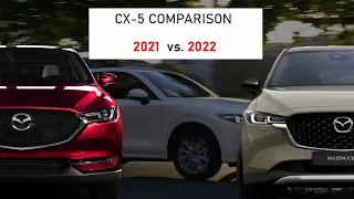 MAZDA CX-5 - old (2021) vs.  new (2022)