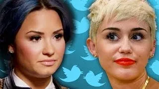 Miley Cyrus & Demi Lovato Unfollow Each Other on Twitter- WAR!