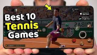Top 10 Best Tennis Games for Android & iOS in 2023 | High Graphics ( Offline / Online )