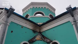 Російські нацисти обстріляли храм... московського патріархату