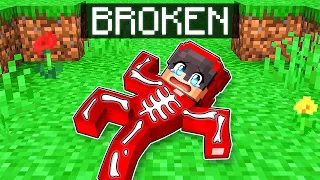 Cash Broke EVERY BONE in Minecraft!