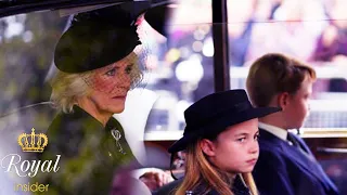 Camilla is annoyed with Princess Charlotte's behavior at Queen's funeral - Royal Insider